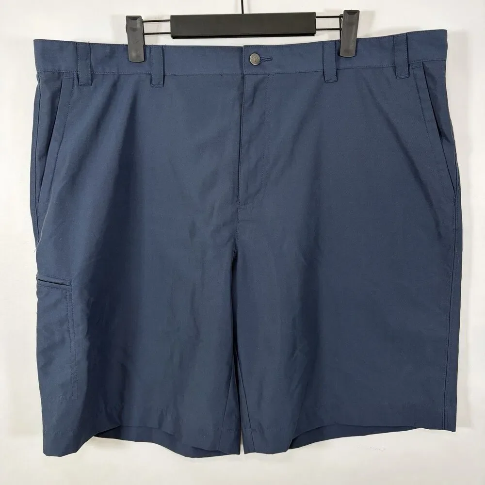 Callaway Optimum Performance Golf Shorts Mens Size 40 Navy Zipper Cargo Pocket